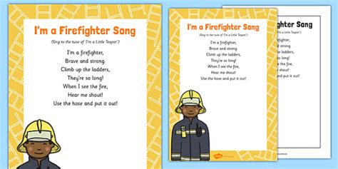 I'm a Firefighter Song