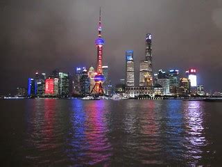 Lights of Pudong | The lights of the Pudong skyline at Shang… | Flickr