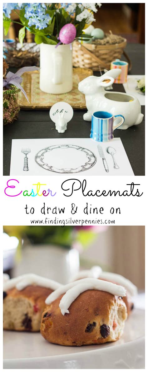 Easter Placemats (Free Printable) - Finding Silver Pennies