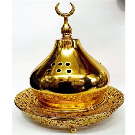 Bukhoor Burner – Dome XL Gold | IBC Shopping