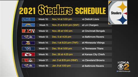 Printable Steelers Schedule 2022 23 - Customize and Print