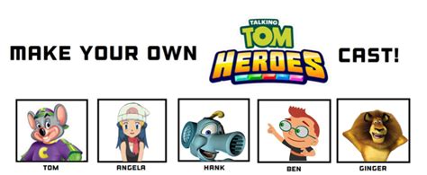 My Talking Tom Heroes Cast by ALEXLOVER366 on DeviantArt