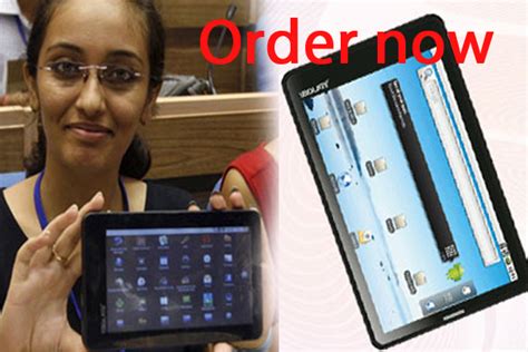 Indian Tablet Aakash Available For Everyone, Priced at $47 - Tablet News