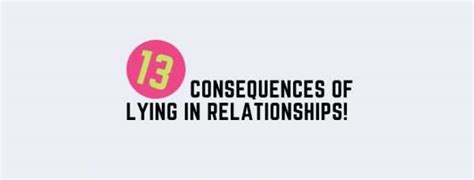 13 Consequences of Lying In Relationships! - ADORNED HEART