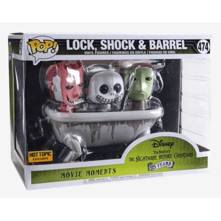 Funko POP!Movie Moments: Disney's The Nightmare Before Christmas - Lock,Shock & Barrel ...