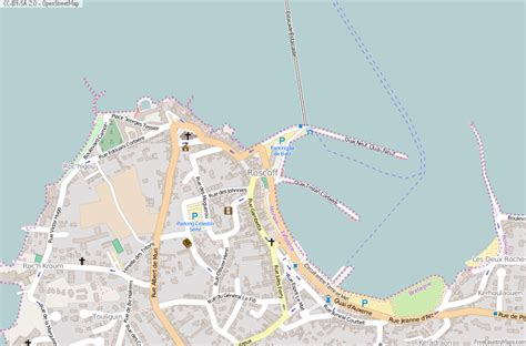 Roscoff Map France Latitude & Longitude: Free Maps