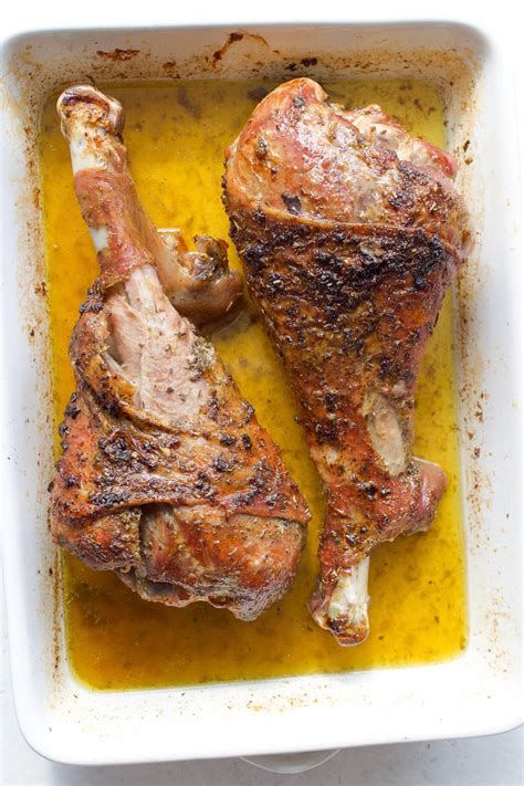 Garlic & Herb Roasted Turkey Legs (Juicy With Crispy Skin!)