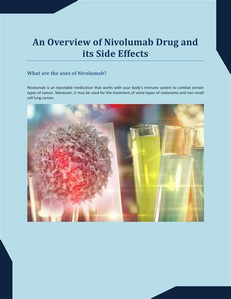 PPT - An Overview of Nivolumab Drug and its Side Effects PowerPoint Presentation - ID:8397074