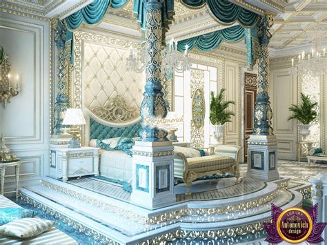 luxury Royal Master bedroom design | Blue bedroom decor, Royal bedroom ...