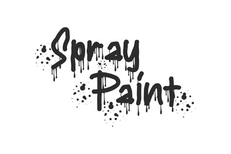 spray paint font - comofont