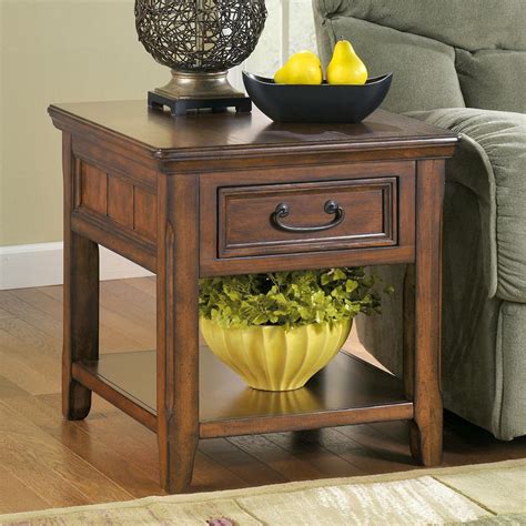 Signature Design by Ashley Woodboro T478-3 Rectangular End Table | Beck ...