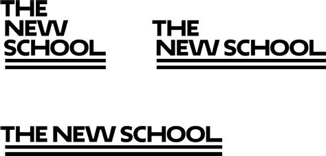 Brand New: New Logo and Identity for The New School by Pentagram