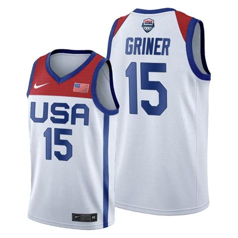 Men USA National Team #15 Brittney Griner White 2020 Tokyo Olympics Jersey – Choose Your Style ...