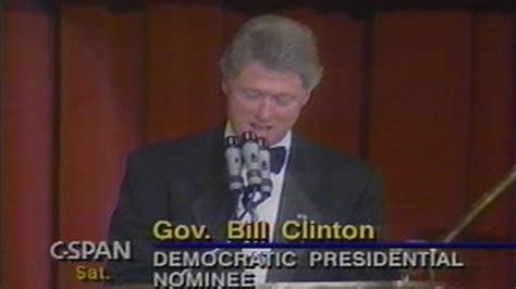 Clinton Campaign Speech | September 23, 1992 | C-SPAN.org