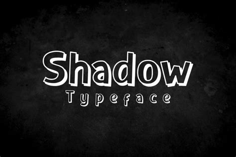 Shadow Font - Dafont Free