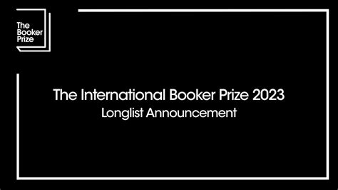 Current Nominations For 2024 Man Booker International Prize Ceremony ...