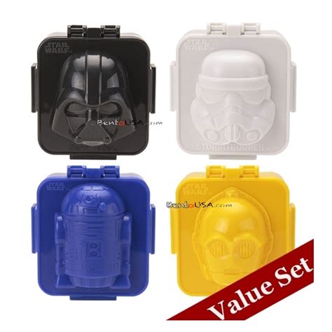 Hard Boiled Egg Shaper Star Wars Egg Mold Value Set - All Things For Sale