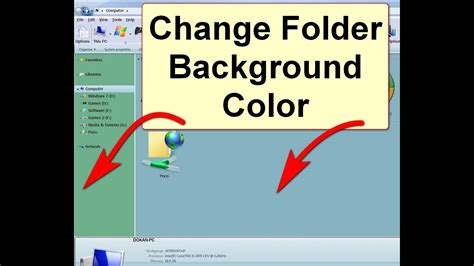 How to change folder Background color - YouTube