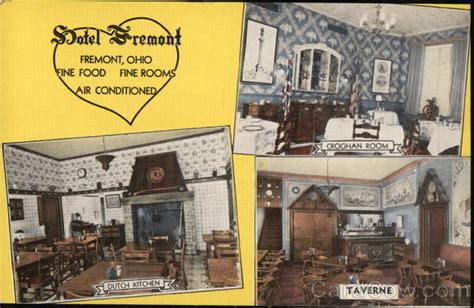 Hotel Fremont Ohio Postcard