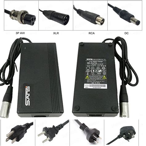 SANS universal voltage 48V 2A electric bike charger for lithium battery li ion battery-in ...