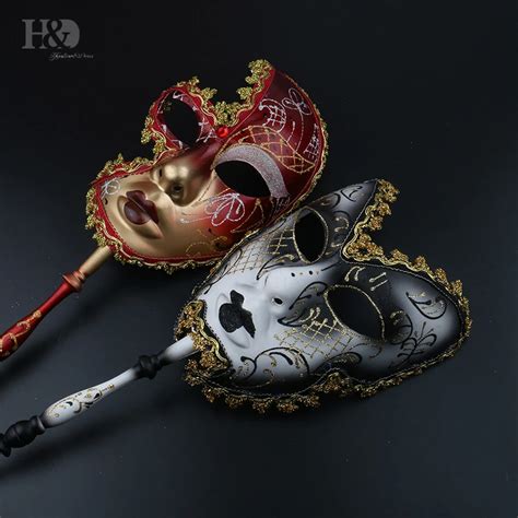 H&D Venetian Couple Women and Men Mask Elegant Venetian Carnival Mask ...