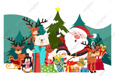 Hình ảnh Cảnh Mùa đông Giữa Những Cây Thông Ông Già Noel Tổ Chức Tặng Quà Giáng Sinh Cho Tuần ...