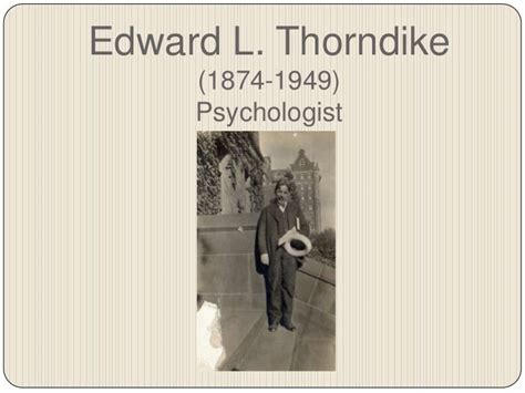 Edward l thorndike