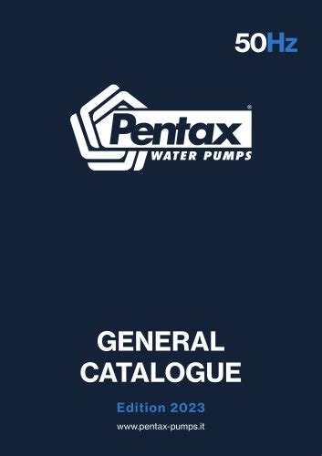 GENERAL CATALOGUE - Pentax Pumps - PDF Catalogs | Technical ...