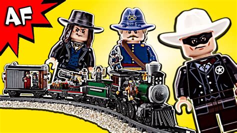 Lego Lone Ranger CONSTITUTION TRAIN Chase 79111 Speed Build - YouTube