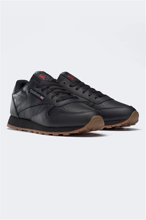 Reebok Classic Leather Int-Black/Gum | Stylerunner