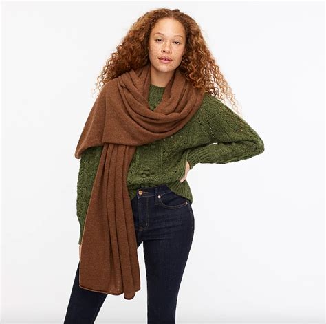 J.Crew + Oversized Cashmere Wrap Scarf