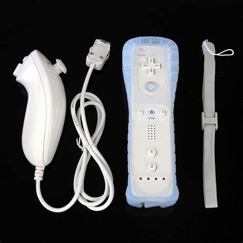 Buyinhere™ White Remote Wiimote Nunchuck Controller Set Combo Bundle ...