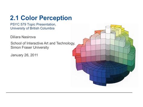 Colour perception