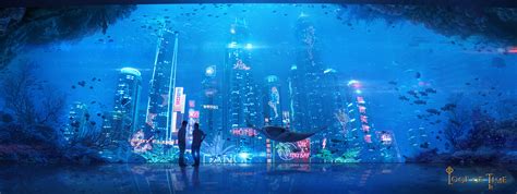 Underwater city by inSOLense on DeviantArt