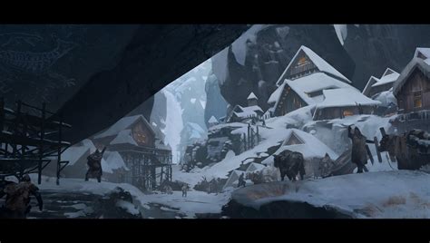 Snowy Mountain Village : r/ImaginaryLandscapes