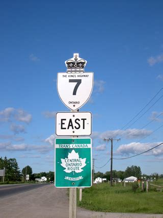 Other Provincial Highway Signs Used in Ontario - History of Ontario's ...