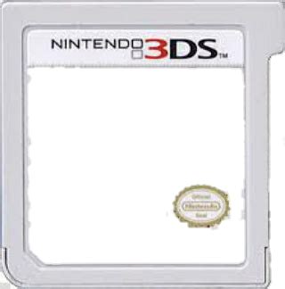 Blank 3DS game cover MEME GENERATOR TEMPLATE - SoupMemes