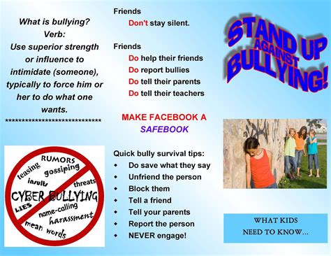 Stand Up Against Bullying! : Brochures