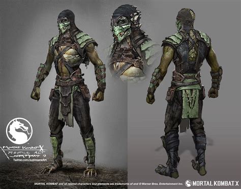 ArtStation - Reptile MKX, Justin Murray | Mortal kombat x, Mortal kombat art, Mortal kombat