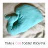 How To Make A Cute Toddler Pillow Pal+A Free Pattern - Crafty Organic Mama