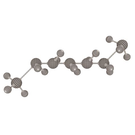 Octane Molecule - 3D Model by KhaganFX