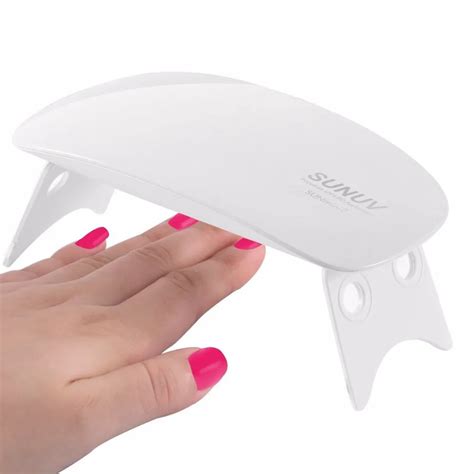 2 color USB nail phototherapy machine UV nail light Mini nail machine 6w UV light LED nail ...