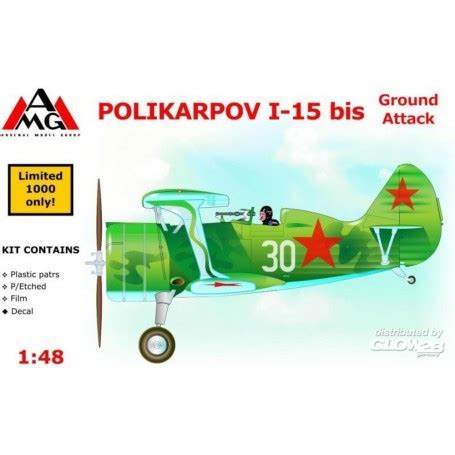 Polikarpov I-15 model kit - all the model kits at 1001hobbies