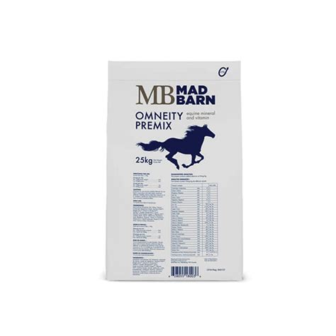 Mad Barn Equine Mineral/Vit. Premix Omneity 25kg | | Sharpe Farm Supplies Ltd.