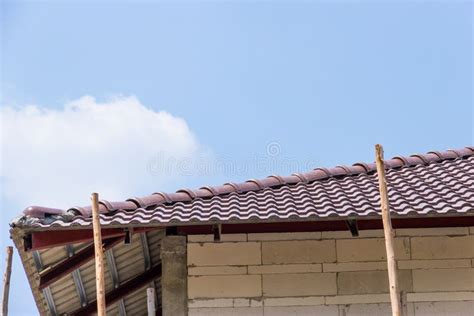 Concrete roof stock photo. Image of artisan, handmade - 68818416