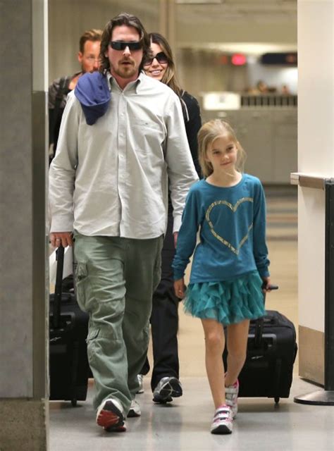 Christian Bale And Family Arriving On A Flight At LAX | Celeb Baby Laundry