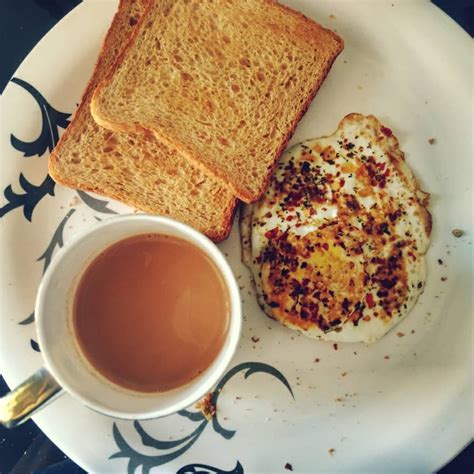 Bread Omlette and Cup of Tea - Perfect Breakfast for Lazy Sunday Morning #eggs🍳 #brownbread🍞 # ...