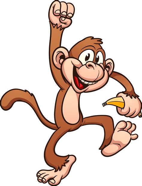 Ilustração Primata Macaco PNG