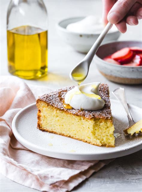 Gluten Free Lemon Olive Oil Cake Recipe -A Moist and Light Dessert