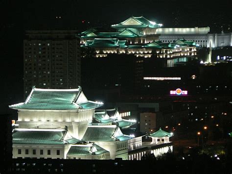 Pyongyang At Night